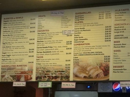 Menu photo 1 Taqueria Davis Davis, CA
