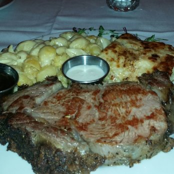 Broadway Grill - Prime Rib with Au Gratin Potatoes with Shells and Cheese - American Near Me - Burlingame, California Broadway Grill - Prime Rib with Au Gratin Potatoes with Shells and Cheese - American Near Me - Burlingame, California