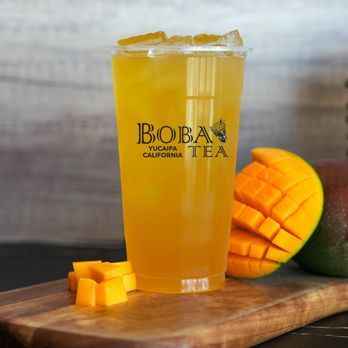Boba Tea   - Mango tea - Bubble Tea Near Me - Yucaipa, California