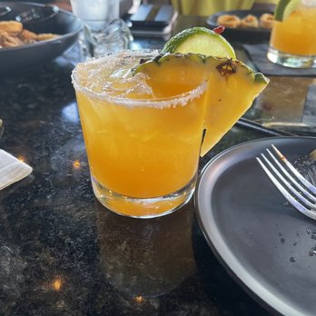 Blaze Steak & Seafood - Peach margarita - Seafood Near Me - Atlanta, Georgia