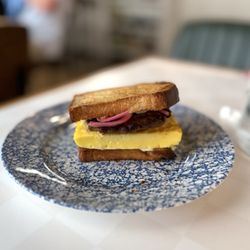 Borage - Breakfast sandwich