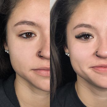 NorCal Lashes - Before/After Volume lashes - Eyelash Service Near Me
