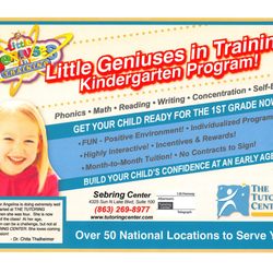 The Tutoring Center - Little Geniuses in Training Program