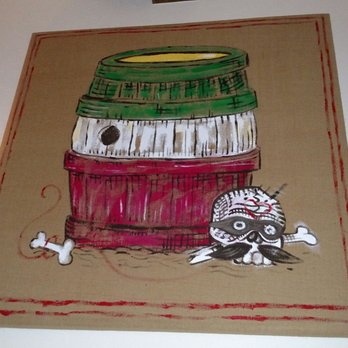The Painted Burro - Great rustic artwork! - Mexican Near Me - Somerville, Massachusetts