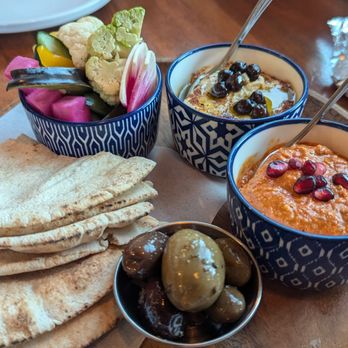 Spread Kitchen - Dip Plate with Beiruti Hummus and Muhammara - Lebanese Near Me - Sonoma, California Spread Kitchen - Dip Plate with Beiruti Hummus and Muhammara - Lebanese Near Me - Sonoma, California