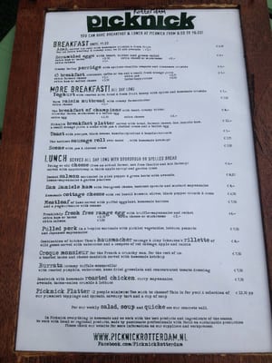 Menu photo 4 Picknick Rotterdam, ZH Menu photo 4 Picknick Rotterdam, ZH