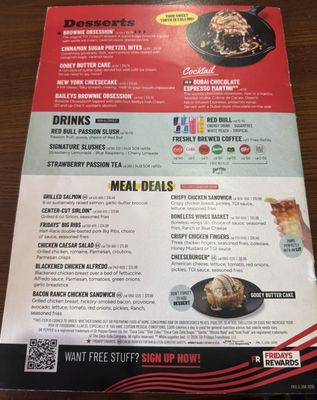 Menu photo 2 TGI Fridays North Orange Orange, CA