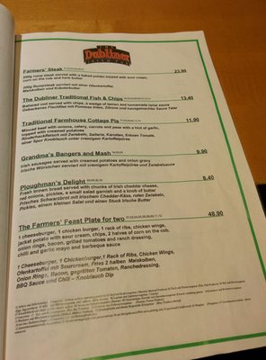 Menu photo 4 The Dubliner Stuttgart, BW