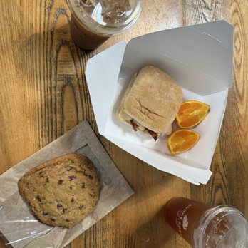Buddy Brew Coffee - TBR sandwich, warm, chocolate chip cookie, Arnold Palmer, and iced coffee half calf latte - Coffee & Tea Near Me - Tampa, Florida Buddy Brew Coffee - TBR sandwich, warm, chocolate chip cookie, Arnold Palmer, and iced coffee half calf latte - Coffee & Tea Near Me - Tampa, Florida