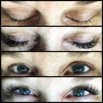 Lash Narrative - Hybrid lashes before and after - Eyelash Service Near Me - Raleigh , North Carolina