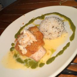 Crab Topped Macadamia Nut Crusted Fresh Fish Crab Topped Macadamia Nut Crusted Fresh Fish