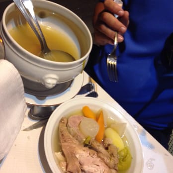 La Poule au Pot - Chicken pot with veggies - French Near Me - Paris, 75 La Poule au Pot - Chicken pot with veggies - French Near Me - Paris, 75