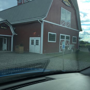 Wickham Farms - Front of the barn. Entrance for CSA pickup is on the right and store on the left - Mini Golf Near Me - Penfield, New York