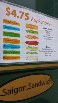 Menu photo 5 Saigon Sandwich Madison Madison, WI