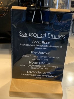 Menu photo 1 Black Drop Coffee Scotch Plains, NJ Menu photo 1 Black Drop Coffee Scotch Plains, NJ