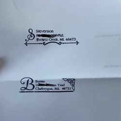 G E Stamp Works - What it looks like being used.