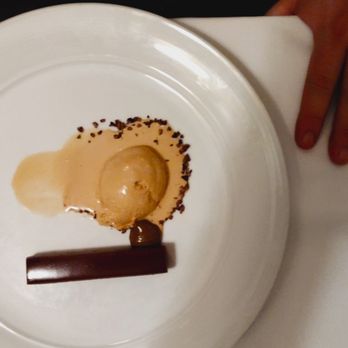 Ocean Restaurant - Praline milk chocolate ganache torte - French Near Me - Kennebunkport, Maine