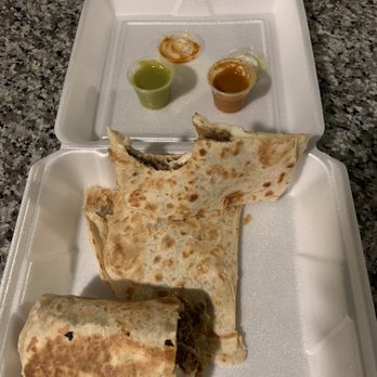 El Tacaso - Fajita quesadilla and Fajita Burrito - Mexican Near Me - Dallas, Texas