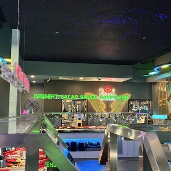 Royal Hot Pot & BBQ - Place is really pretty inside with all the fun neon! - Buffets Near Me - Jacksonville, Florida