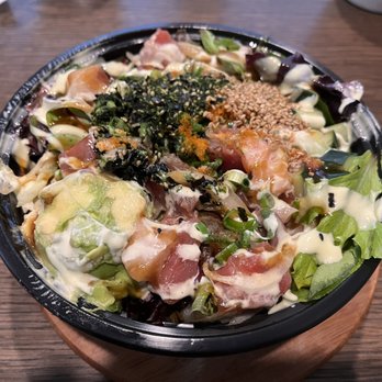 Bayside Poke - Bayside Bowl with mixed greens - Poke Near Me - Newark, California