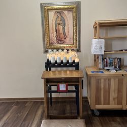 Our Lady Of Grace Catholic Church - Candles in the chapel
