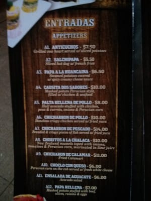 Menu photo 7 La Chacra Brooklyn, NY