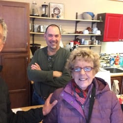Uncommon Grounds Specialty Roaster - Mom, the owner and me. Great coffee.