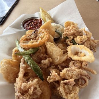 Osteria Al Mare - Fritto Di Calamari - Italian Near Me - Monterey, California Osteria Al Mare - Fritto Di Calamari - Italian Near Me - Monterey, California