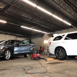 Done Right Auto Detail - The heated detailing bay.