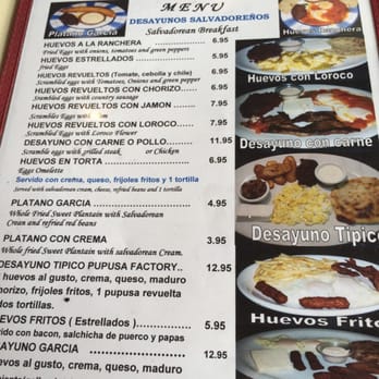 La Pupusa Factory - Menu - Latin American Near Me - Hialeah, Florida