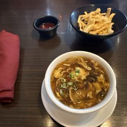 Bo Bo Garden - Hot and sour soup.
