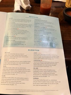Menu photo 2 Rio Chico Charleston, SC