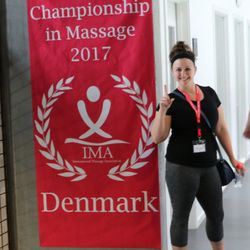 Massage Reimagined - Laura Brinkman at the 2017 World Massage Champions in Copenhagen