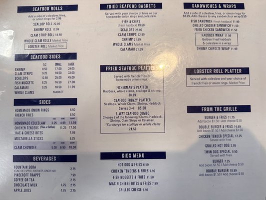 Menu photo 2 Pinecroft Dairy and Restaurant West Boylston, MA