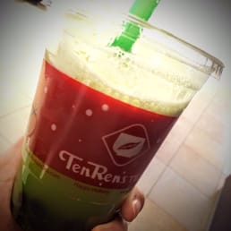 Apple pineapple bubble tea - it's quite sweet