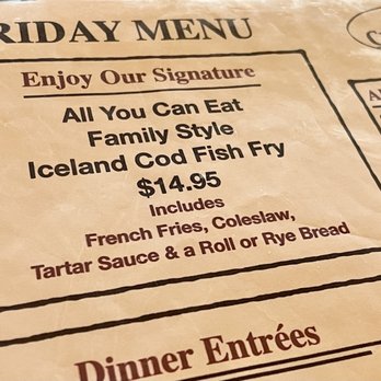Clifford's Supper Club - Menu - Supper Clubs Near Me - Hales Corners, Wisconsin
