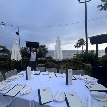 Las Brisas - Dining area on the patio/terrace with beach view - Mexican Near Me - Laguna Beach, California Las Brisas - Dining area on the patio/terrace with beach view - Mexican Near Me - Laguna Beach, California