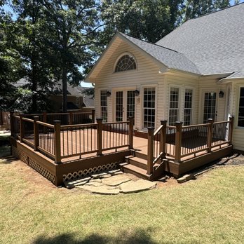 Johnson Building - Beautiful Trex Composite Deck Rebuild in Greenville! - General Contractors Near Me Johnson Building - Beautiful Trex Composite Deck Rebuild in Greenville! - General Contractors Near Me