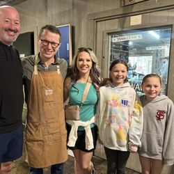 Bolton Hometown Tour - Our family and Josh!