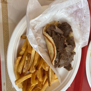 Brandy's Gyros - This is a gyro sandwich of 12 bucks with no meat ? I have breakfast with more bacon strips this place is going down hill pass by don't go - Greek Near Me - Chicago, Illinois Brandy's Gyros - This is a gyro sandwich of 12 bucks with no meat ? I have breakfast with more bacon strips this place is going down hill pass by don't go - Greek Near Me - Chicago, Illinois