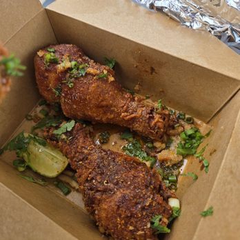 Cockti Fried Chicken - Chicken legs spicy - Food Trucks Near Me - Austin, Texas Cockti Fried Chicken - Chicken legs spicy - Food Trucks Near Me - Austin, Texas