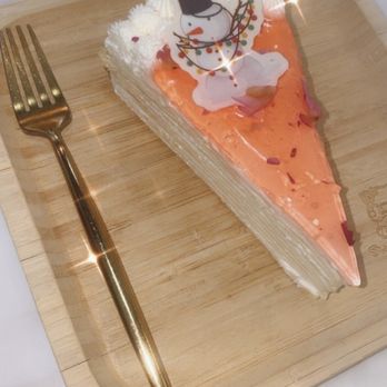 Sweet Talk - Lychee rose crepe cake tasty! - Desserts Near Me - Las Vegas, Nevada