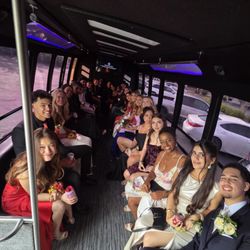 Sf Bay Xlency Limousines - All 25 students fit! Going to Junior/ Senior prom at Sonoma raceway
