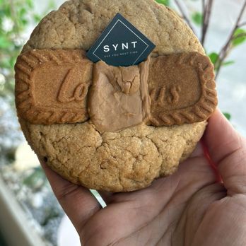 SYNT Coffee - Lotus Biscoff Stuffed Cookie. - Coffee & Tea Near Me - Los Angeles, California SYNT Coffee - Lotus Biscoff Stuffed Cookie. - Coffee & Tea Near Me - Los Angeles, California
