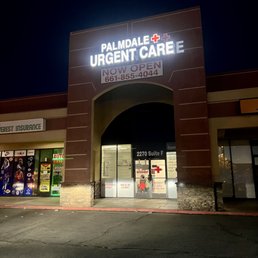 Exterior outside entrance of Palmdale Urgent Care - Now open.
661-855-4044 - Palmdale, California Exterior outside entrance of Palmdale Urgent Care - Now open.
661-855-4044 - Palmdale, California