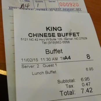 King Chinese Buffet - Don't eat here. Skip it. - Chinese Near Me - Garner, North Carolina
