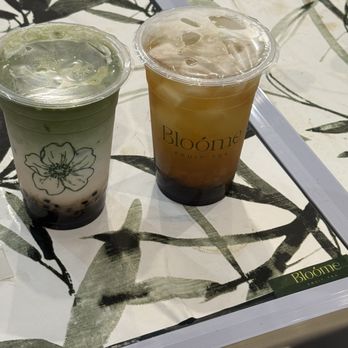 Bloome Fruit Tea & Cafe - Brown Sugar Boba Matcha Milk Tea, Pineapple-Passion Fruit Tea - Cafes Near Me - Stamford, Connecticut