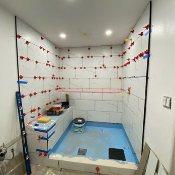 Acme Floorz - Progress photo of master bathroom - Flooring Near Me - North Las Vegas, Nevada