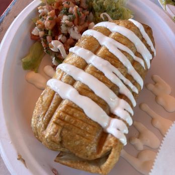 Serg's Mexican Kitchen - Chimichanga with pork - Food Trucks Near Me - Honolulu, Hawaii Serg's Mexican Kitchen - Chimichanga with pork - Food Trucks Near Me - Honolulu, Hawaii
