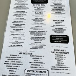 Menu as of 8/14/25 Menu as of 8/14/25